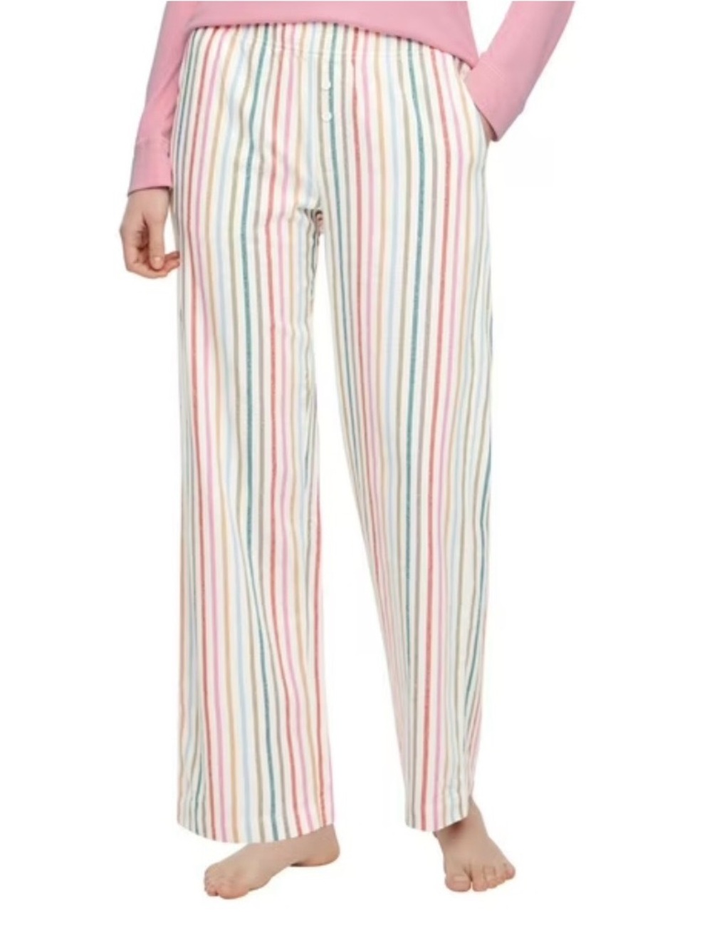 Gap Cotton Rainbow Striped Cotton Sleep Pants Women’s XL New